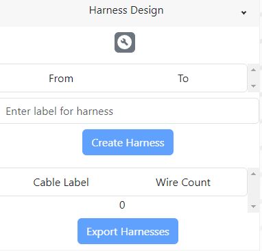 Harness Design Panel